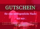 W40 Gutschein: postkarte