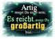 W86 Groß-Artig: postkarte